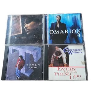 Usher, Omarion, Christopher Williams R & B & Soul Cd  Lot (4 cd's)  Pre-owned